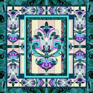 Платок Каменный Цветок