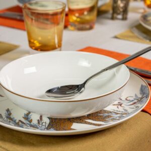 Суповая тарелка S.PLATE 2 UNI WHT