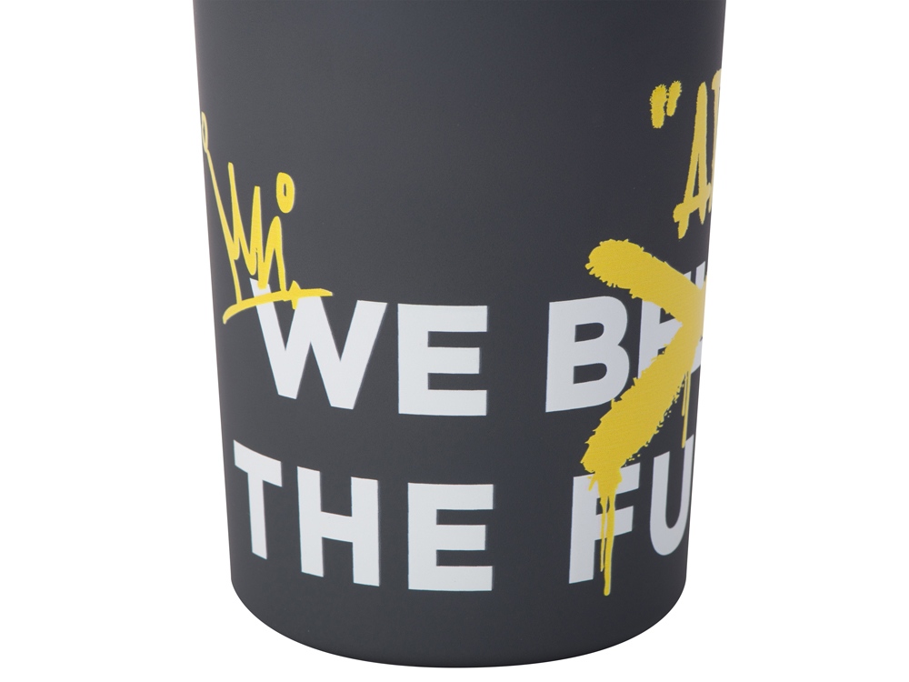 Герметичная термокружка на присоске Kick, 350 мл, с круговой УФ-печатью — изображение 2