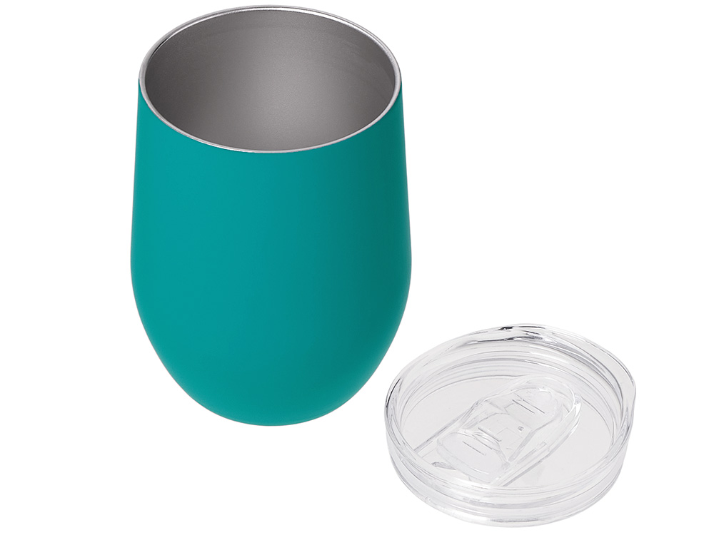 Вакуумная термокружка Sense Gum, непротекаемая крышка, soft-touch — изображение 2