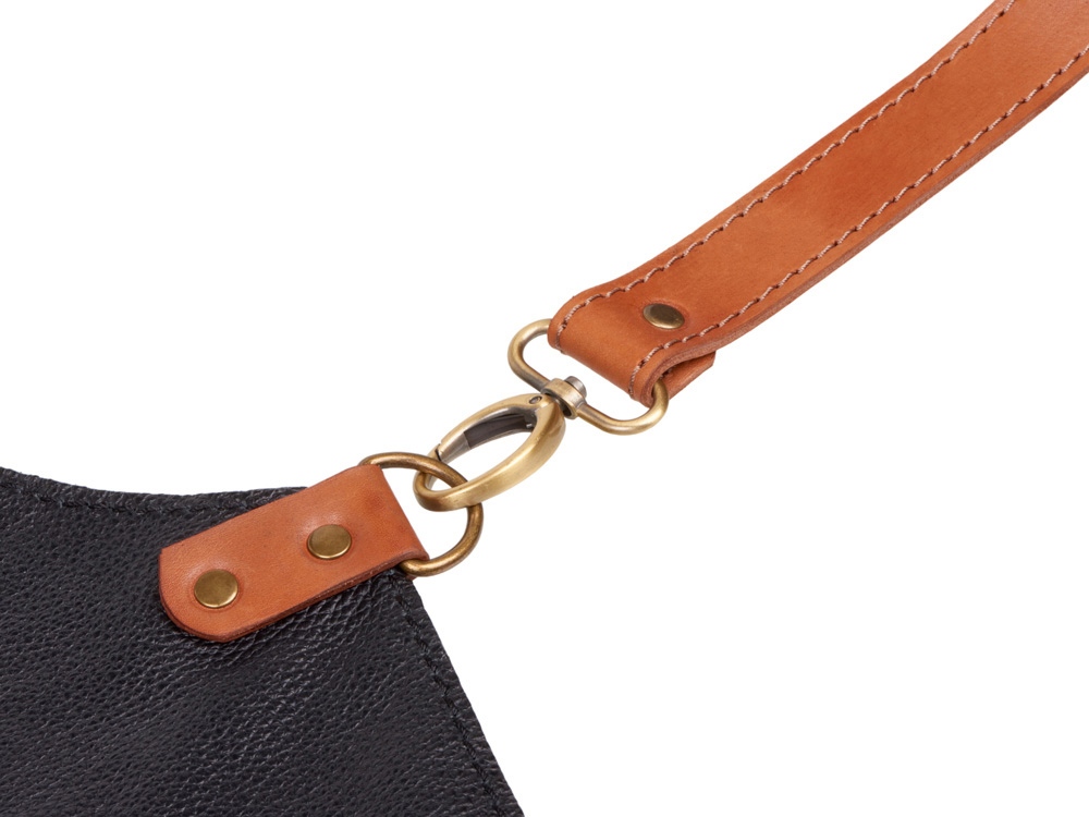 Фартук из натуральной кожи с карманами — изображение 9