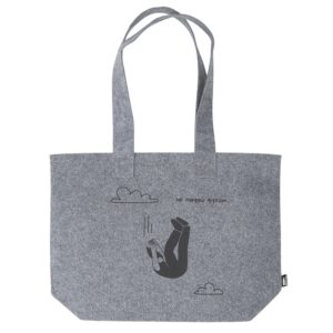 Сумка-шоппер Stratum фетровая с термотрансфером