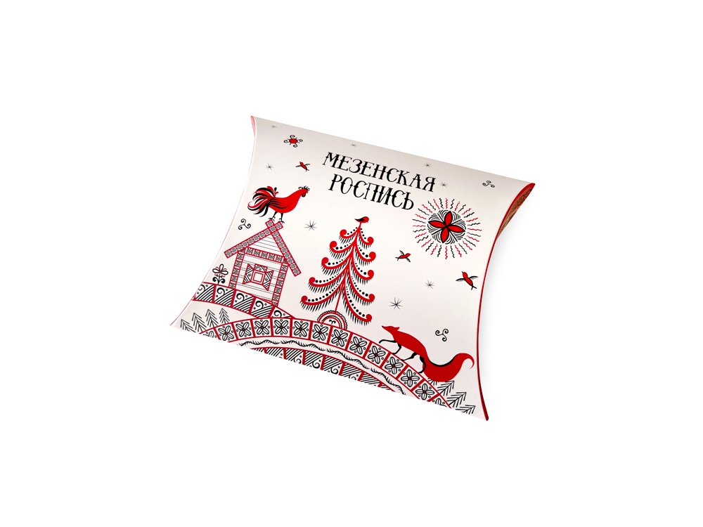 Платок Мезенская роспись — изображение 9
