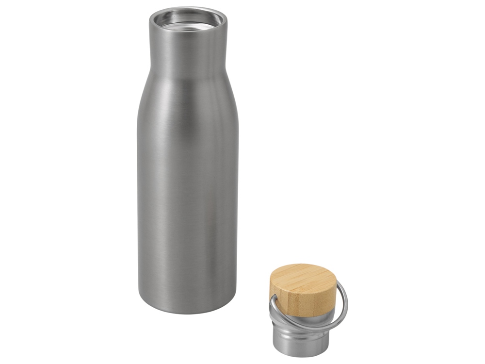 Вакуумная термобутылка с бамбуковой крышкой Klas, 500 мл — изображение 2