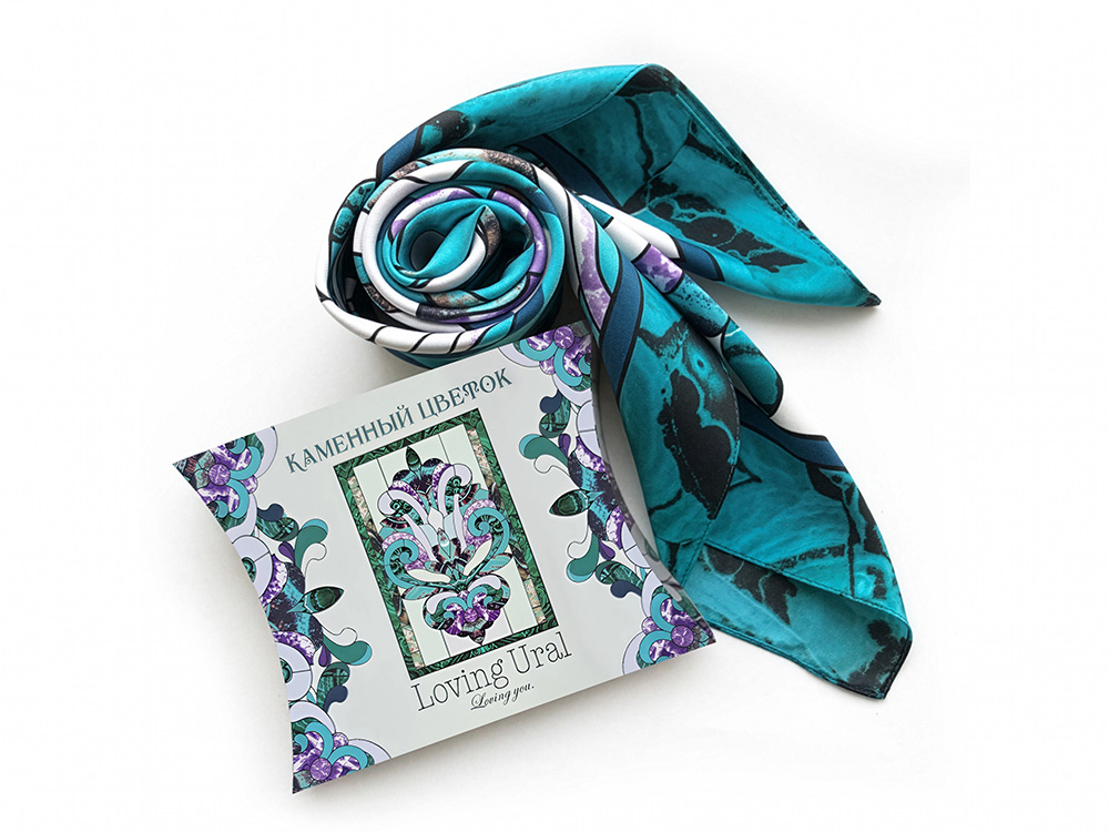 Платок Каменный Цветок — изображение 9