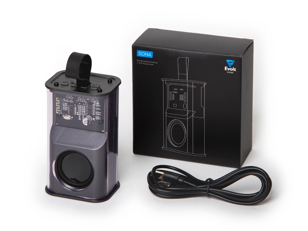 Беспроводная TWS колонка c RGB подсветкой Sona, 5 Вт — изображение 9