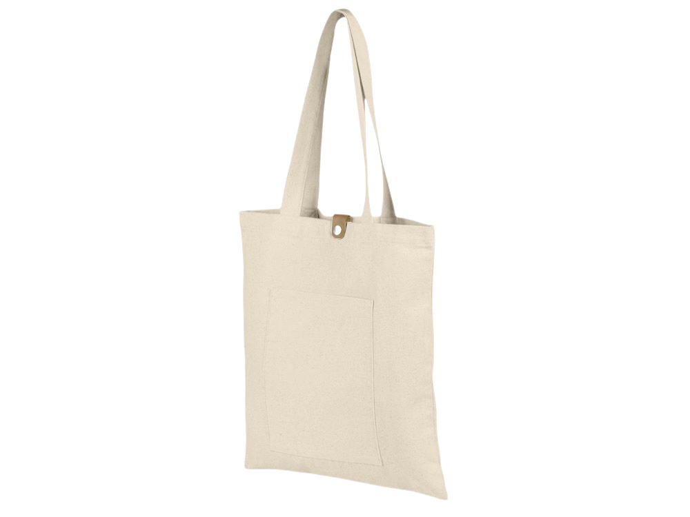 Cумка Clip из хлопка 340 г/м2 с застежкой из экокожи — изображение 4