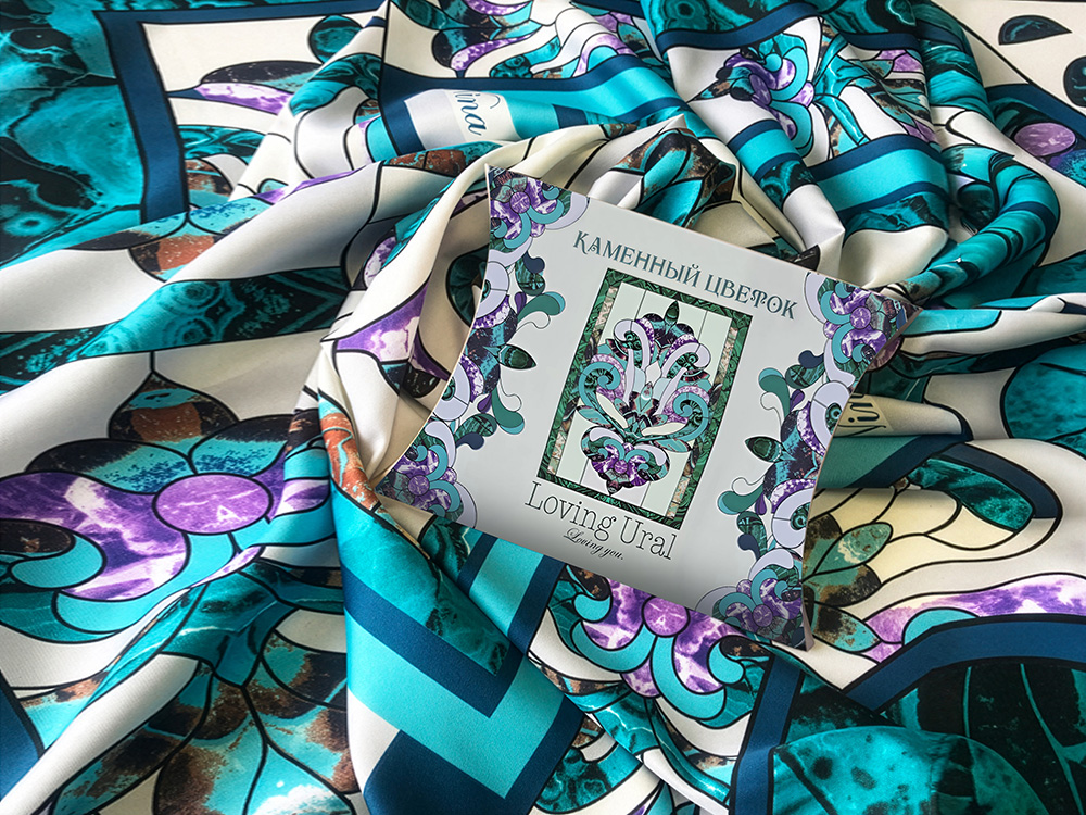 Платок Каменный Цветок — изображение 10