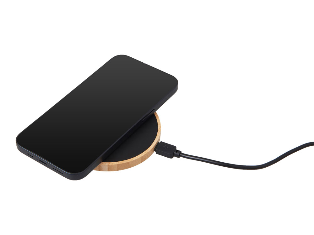 Беспроводное зарядное устройство с подсветкой лого Reedia S3, 15 Вт — изображение 2