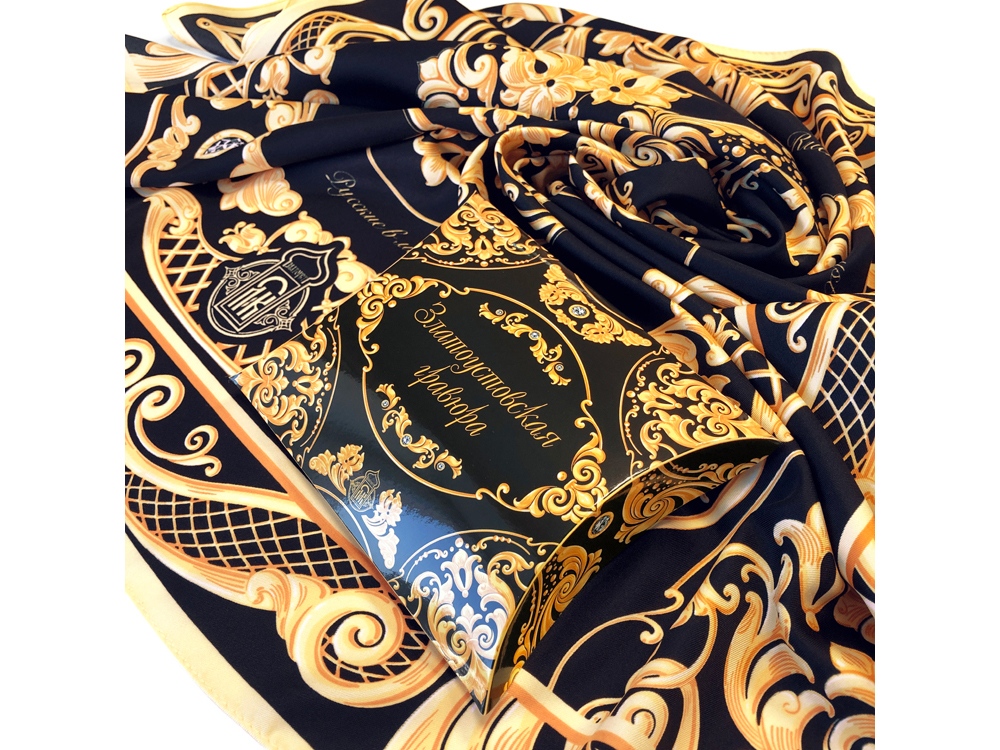 Платок Златоустовская гравюра — изображение 7