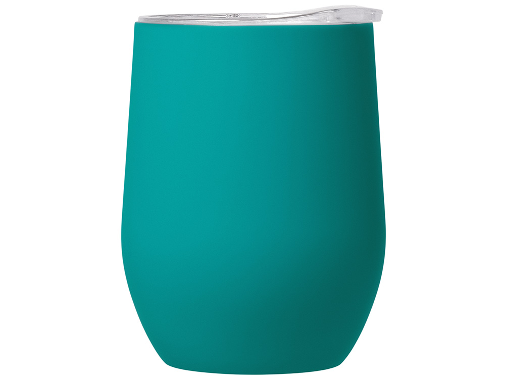 Вакуумная термокружка Sense Gum, непротекаемая крышка, soft-touch — изображение 3