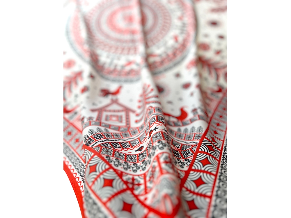 Платок Мезенская роспись — изображение 2