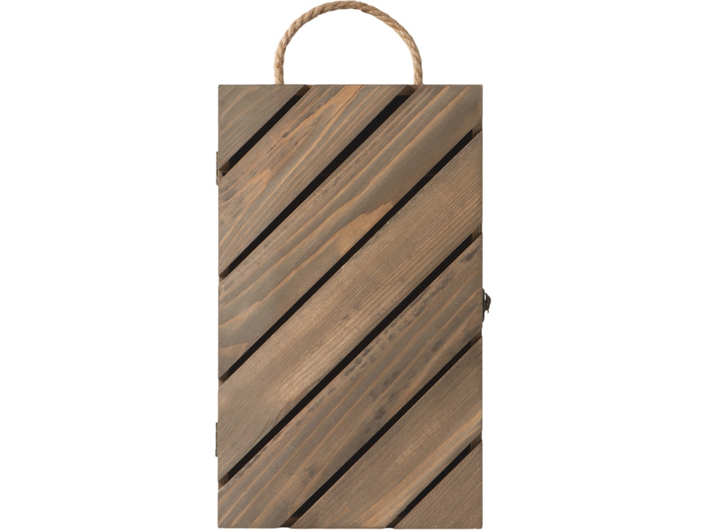 Коробка подарочная из массива дерева Two-bottle box — изображение 3