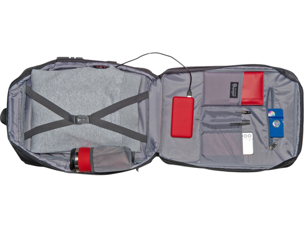 Антикражный рюкзак Sheller для ноутбука 17.3 с пластиковой поверхностью — изображение 3