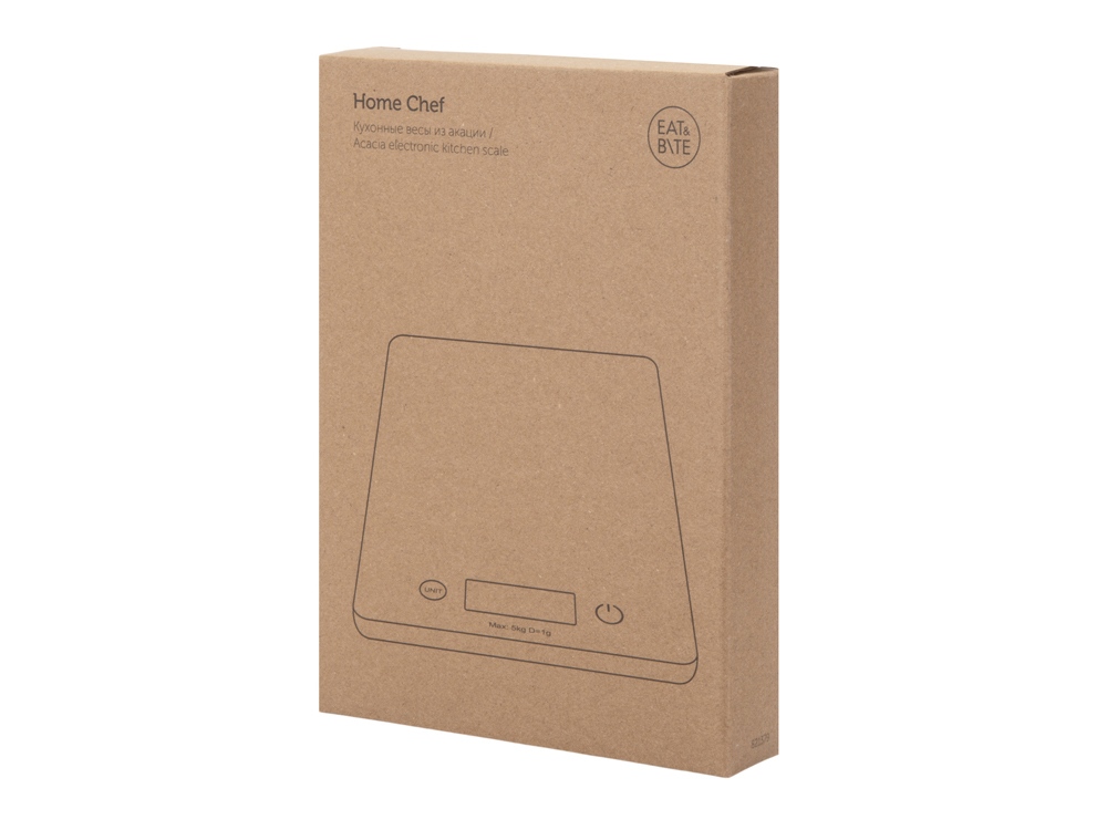 Кухонные весы из акации Home Chef — изображение 7