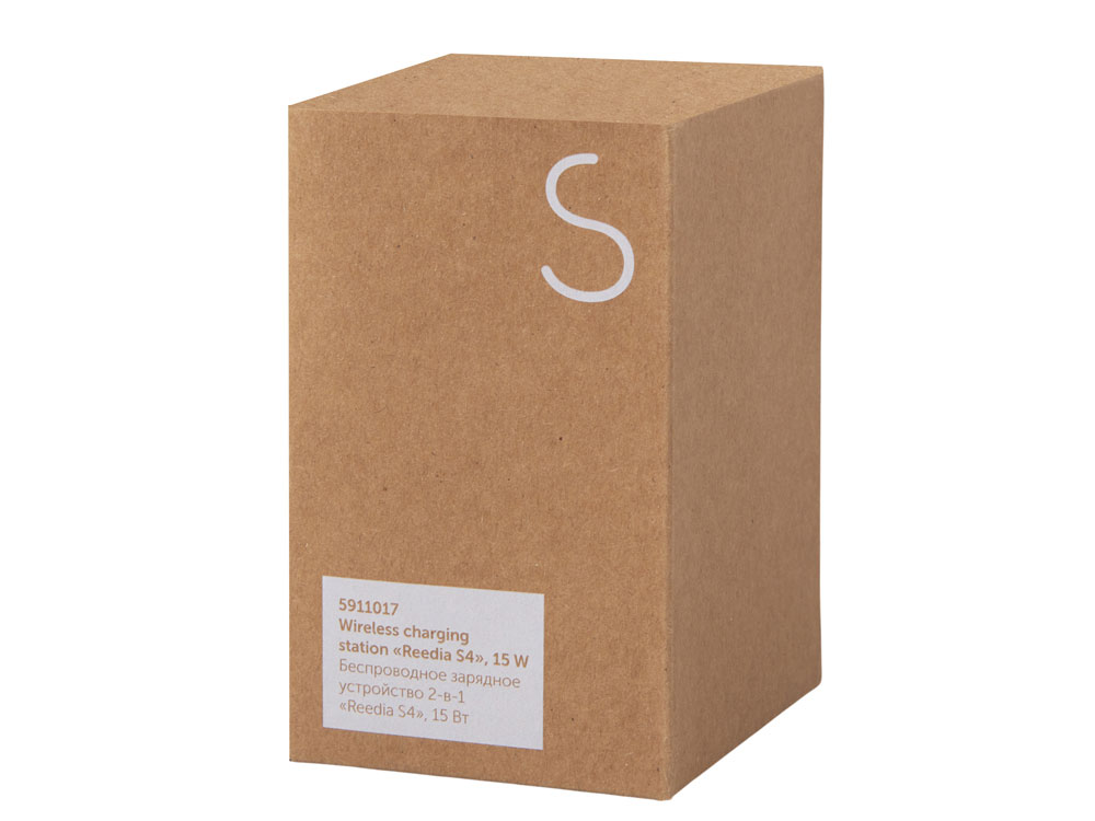 Беспроводное зарядное устройство 2-в-1 с подсветкой лого Reedia S4, 15 Вт — изображение 10