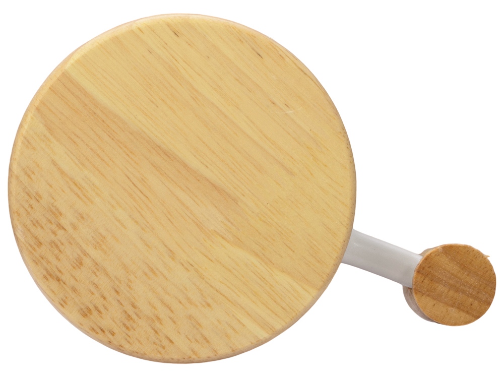 Кружка с ручкой и крышкой из каучукового дерева Jeny — изображение 6