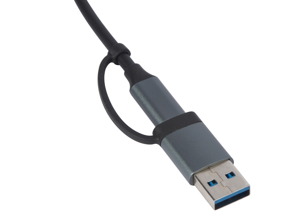 USB-хаб Link с коннектором 2-в-1 USB-C и USB-A, 2.0/3.0 — изображение 4