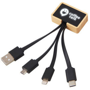 Кабель 3-в-1 с подсветкой лого Reedia S6