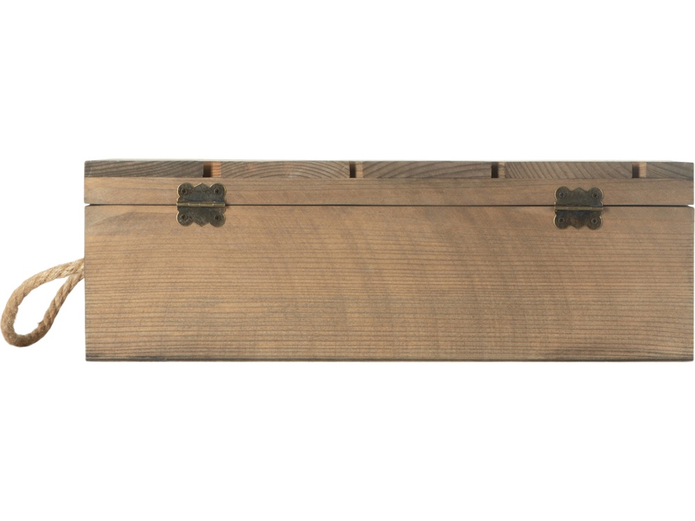 Коробка подарочная из массива дерева Two-bottle box — изображение 6