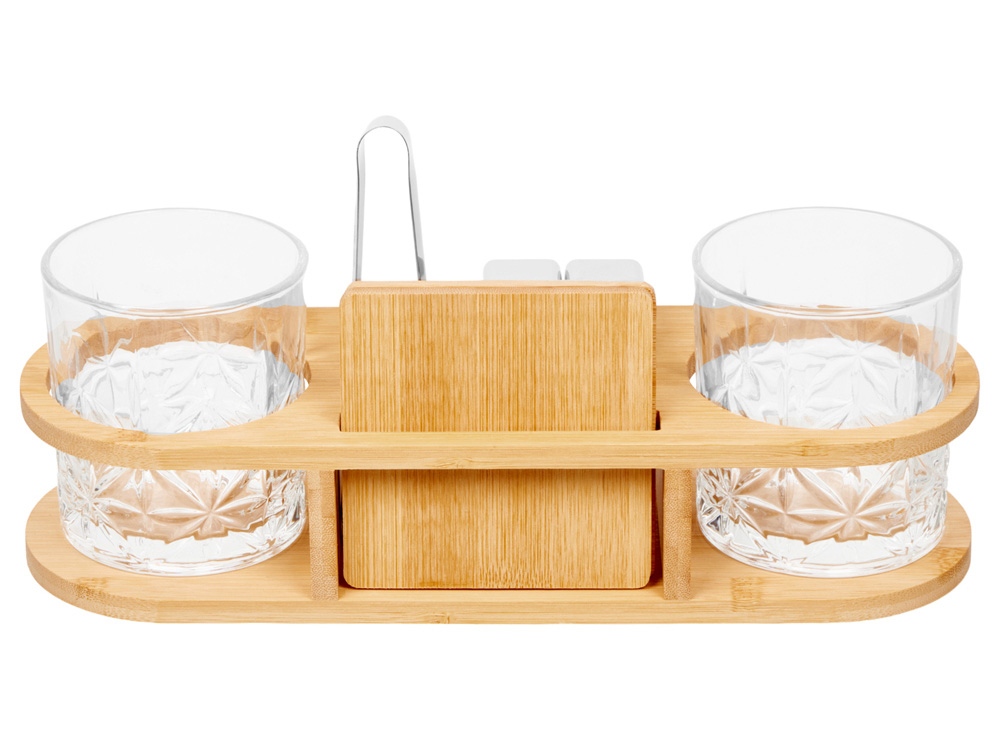 Набор для виски на бамбуковой подставке Boulevardier — изображение 4