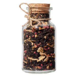 Чай черный с соком имбиря, апельсином и малиной, мини