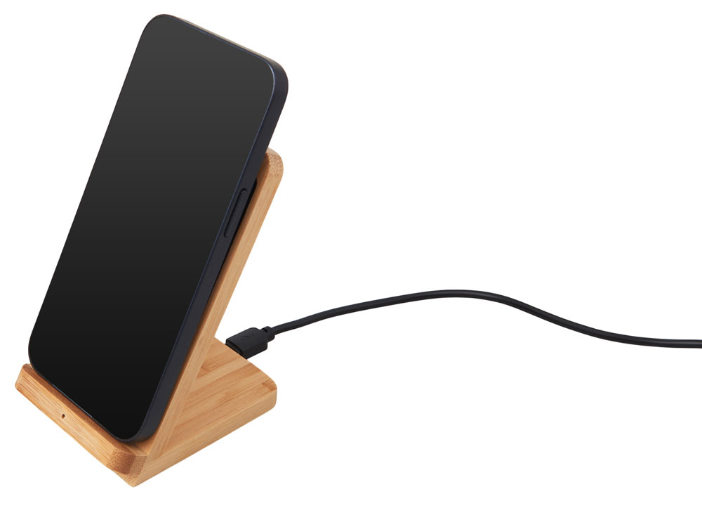 Беспроводное зарядное устройство 2-в-1 с подсветкой лого Reedia S4, 15 Вт — изображение 6