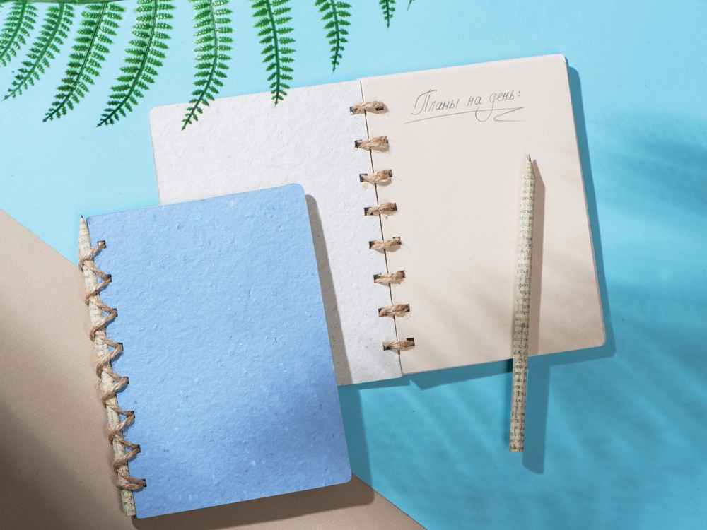 Блокнот А6 с бумажным карандашом и семенами цветов микс — изображение 9