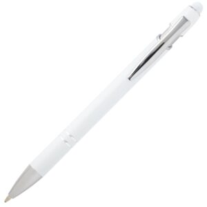 Ручка шариковая с серебристой отделкой Kish