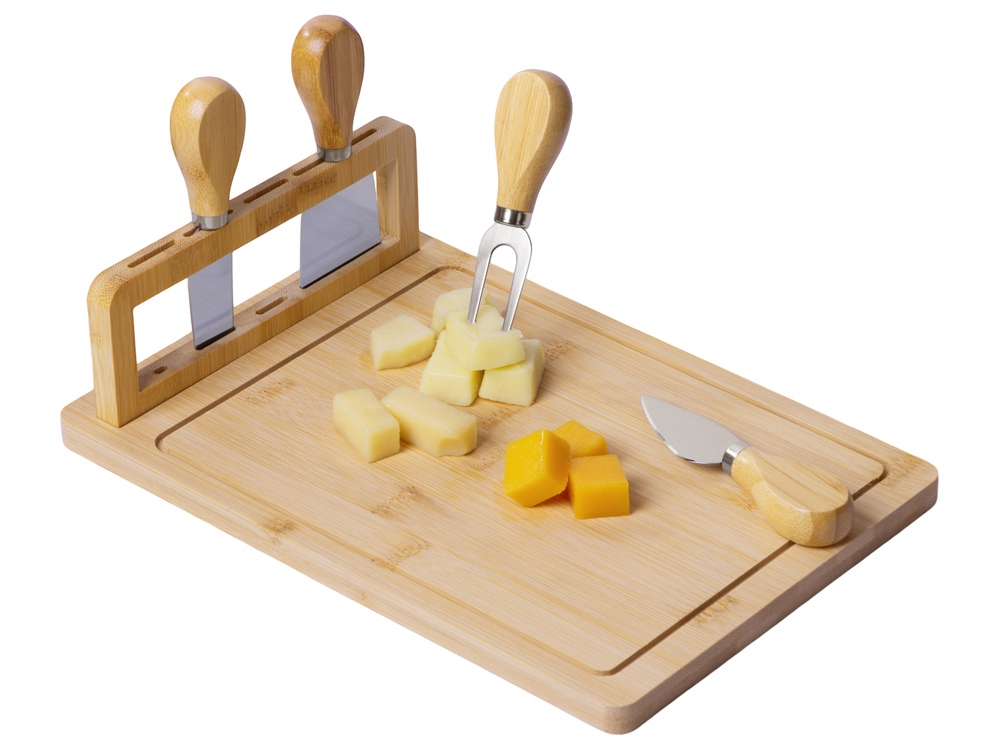 Набор для сыра из бамбука со съемной подставкой Camembert — изображение 4
