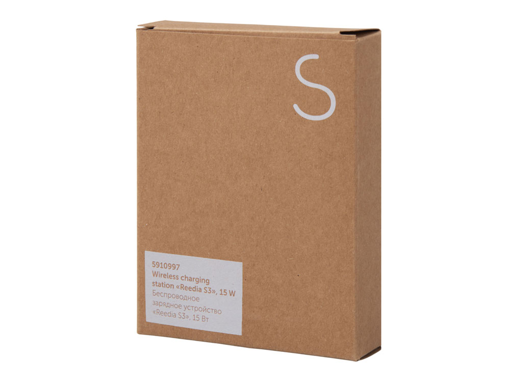 Беспроводное зарядное устройство с подсветкой лого Reedia S3, 15 Вт — изображение 8