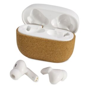 Наушники беспроводные TWS Socorro из пробки и переработанного пластика