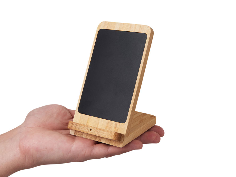 Беспроводное зарядное устройство 2-в-1 с подсветкой лого Reedia S4, 15 Вт — изображение 7