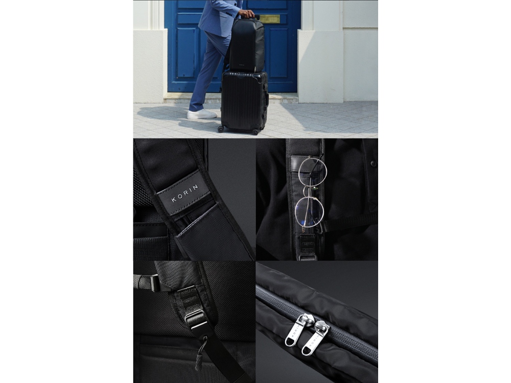 Водостойкий антикражный рюкзак FlipPack для ноутбука 15.6 — изображение 14