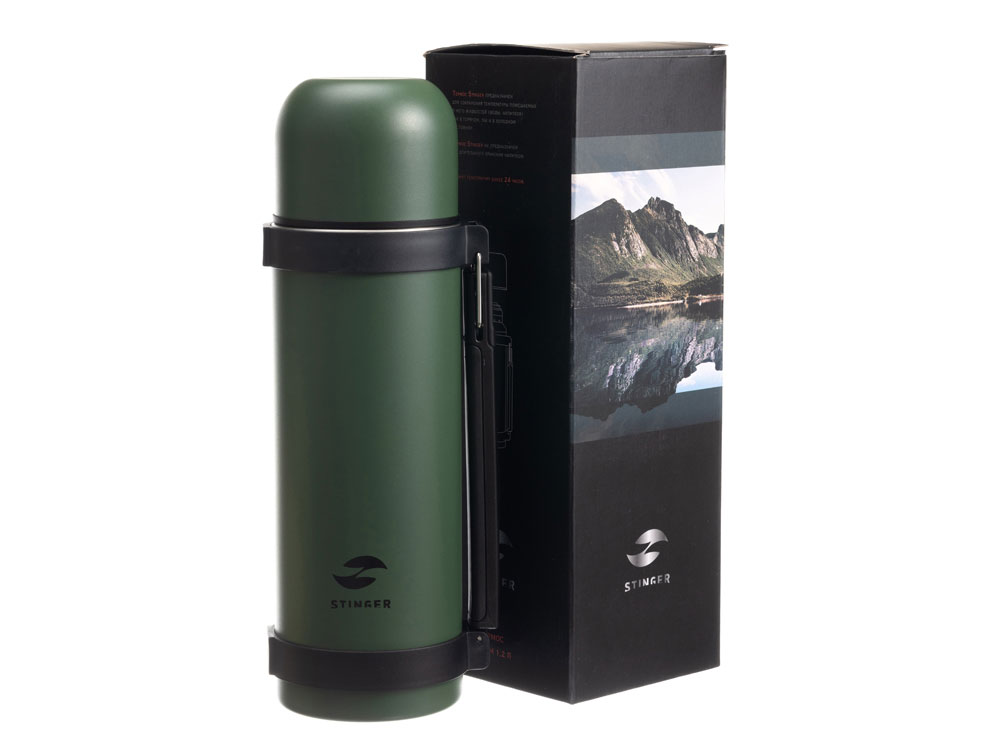 Термос широкий с ручкой, 1200 мл — изображение 5