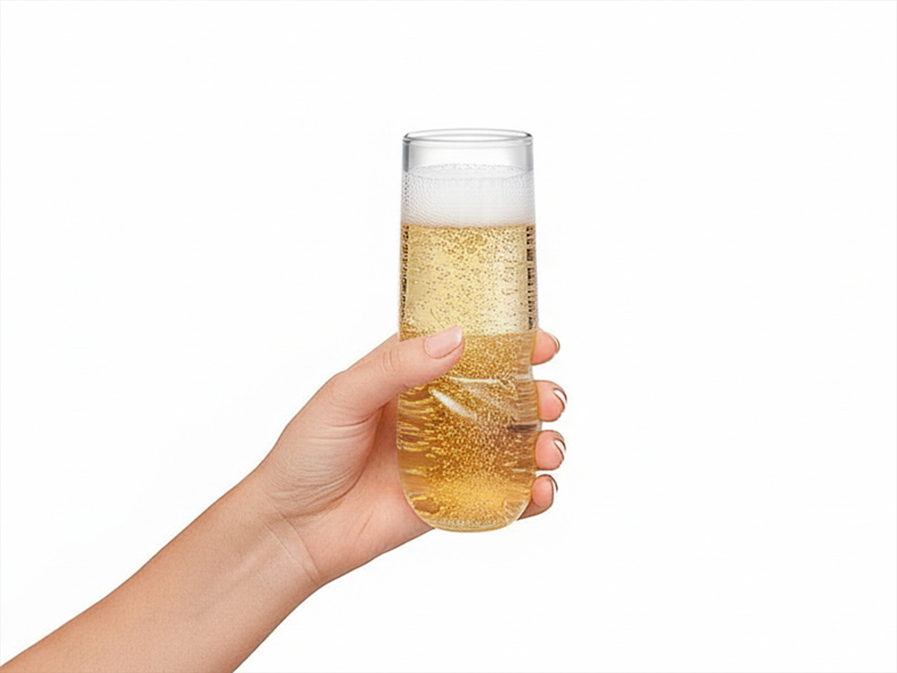 Набор из двух бокалов и пробки для шампанского Bubbly Bliss — изображение 9