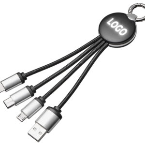 Зарядный кабель 3-в-1 с подсветкой лого Ion mini