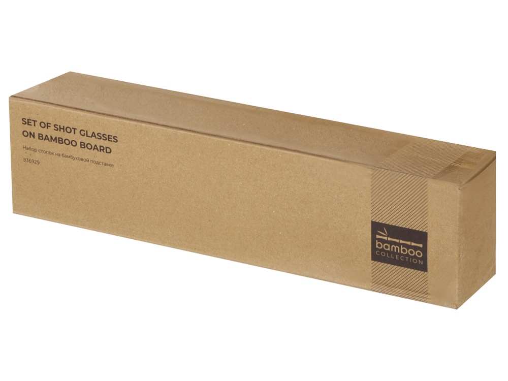 Набор стопок на бамбуковой подставке Shots — изображение 6