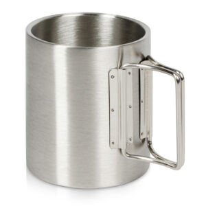 Стальная кружка со складными ручками Kamchatka