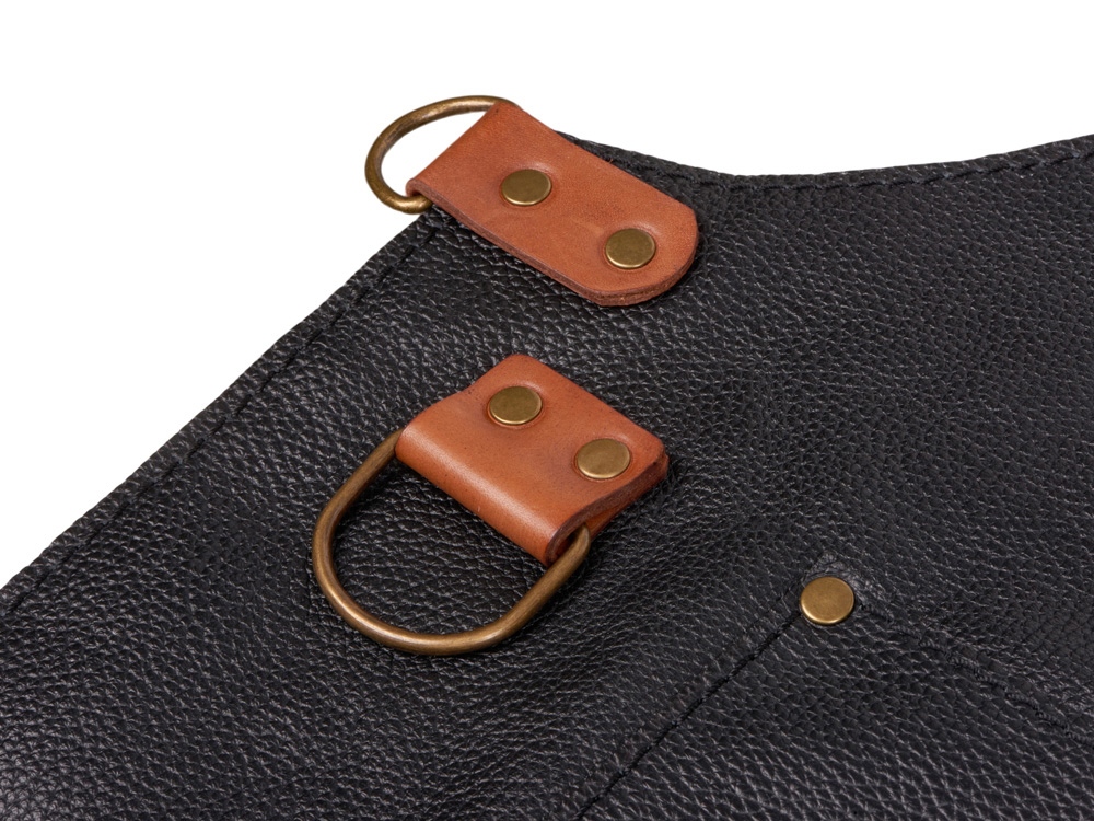 Фартук из натуральной кожи с карманами — изображение 11