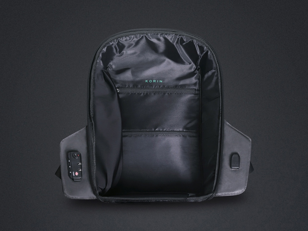 Водостойкий антикражный рюкзак Hipack для ноутбука 15.6 — изображение 15