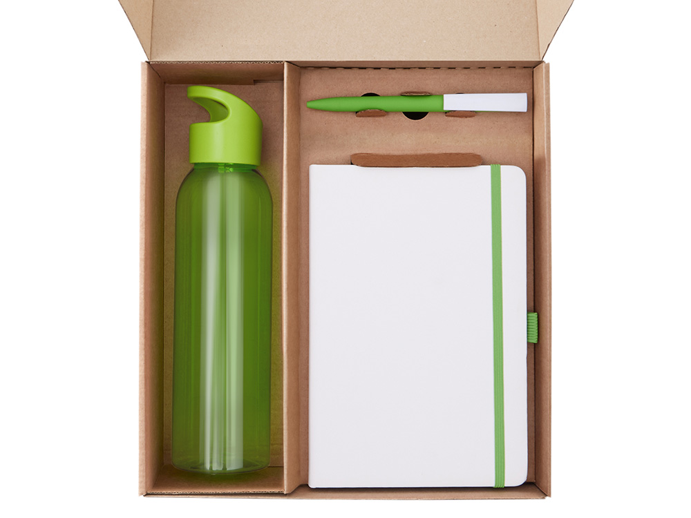 Набор Bitetime с бутылкой для воды, блокнотом, ручкой и ланчбоксом — изображение 2