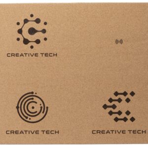 Пробковый коврик для рабочего места с беспроводной зарядкой Querсus с гравировкой