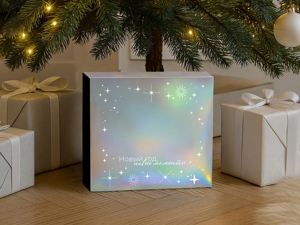 Подарочная коробка с голографическим шубером Aurora, L — изображение 6