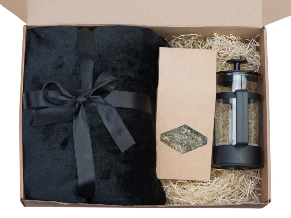 Подарочный набор Tea time с пледом — изображение 3