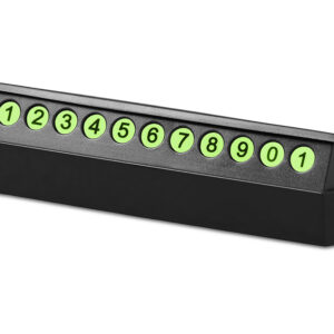 Парковочная визитка Tempark v.2 с люминесцентной подсветкой