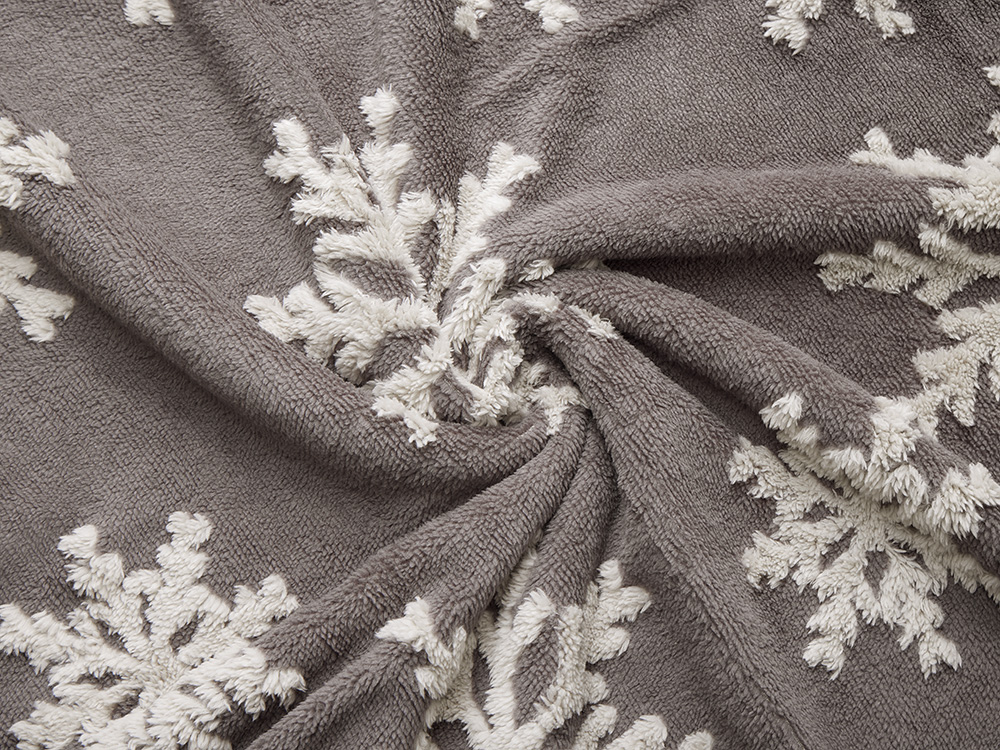 Плед Snowflake новогодний с капюшоном — изображение 8