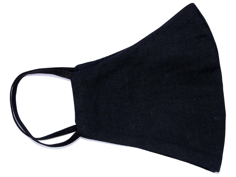 Маска для лица многоразовая из хлопка, анатомической формы без шва — изображение 6