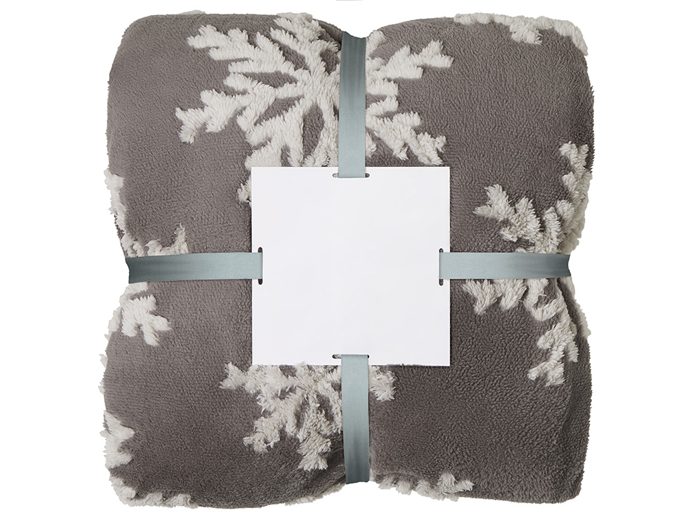 Плед Snowflake новогодний с капюшоном — изображение 12