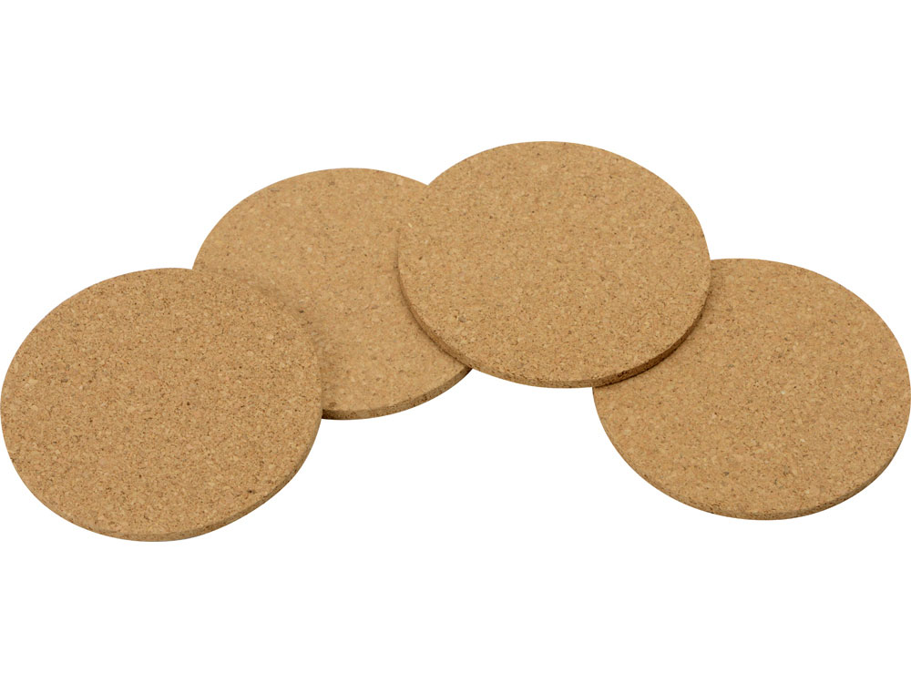 Набор костеров из пробки в хлопковом мешке Bali — изображение 2